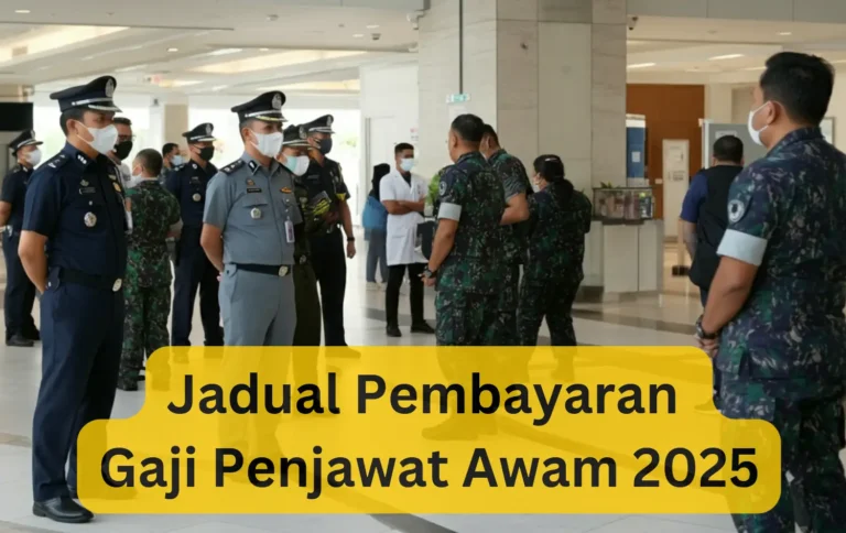 Jadual Pembayaran Gaji Penjawat Awam 2025