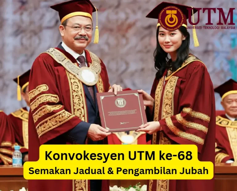 Konvokesyen UTM ke-68 Semakan Jadual & Pengambilan Jubah