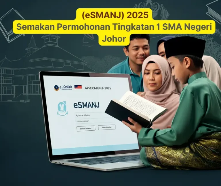 Semakan Permohonan Tingkatan 1 SMA Negeri Johor (eSMANJ) 2025